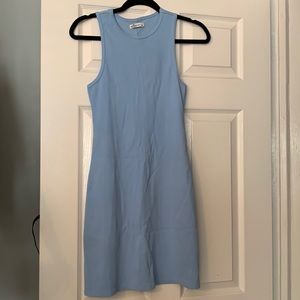 Hollister Baby Blue Bodycon Ribbed Dress Size S